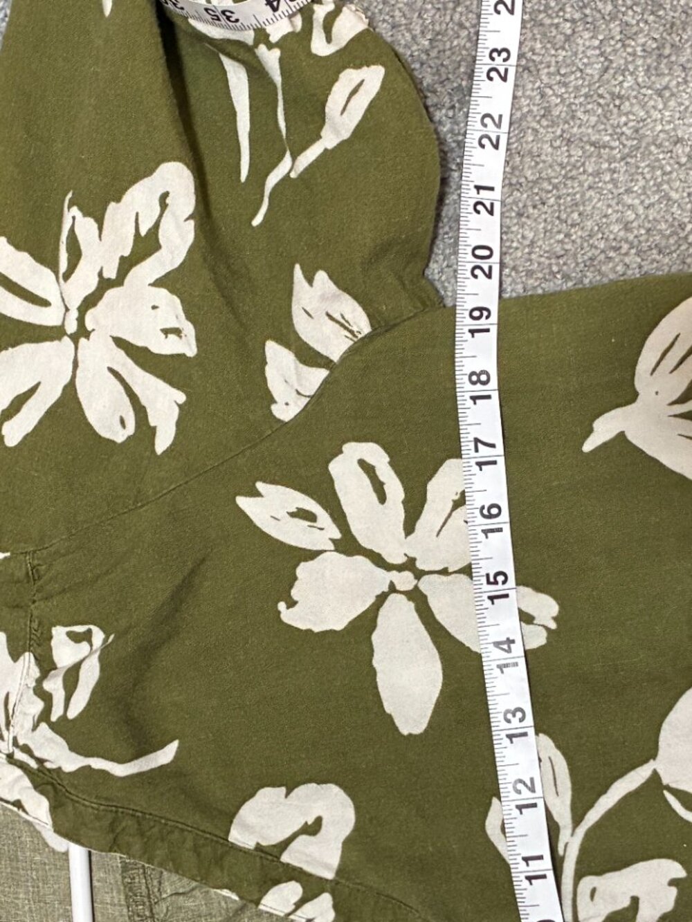 Green and White Floral Sonoma Dress - Picture 6 of 8